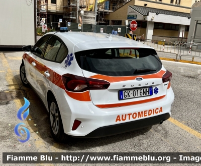 Ford Focus IV serie restyle Hybrid 
ASL n1 Avezzano Sulmona L’Aquila 
Automedica 
Allestimento ISOTEC 
Parole chiave: Ford Focus_IVserie_restyle_hybrid