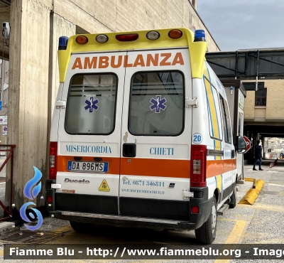 Fiat Ducato III serie 
Misericordia di Chieti 
Allestimento Mobitecno 
Parole chiave: Fiat Ducato_IIIserie Ambulanza