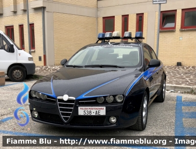 Alfa Romeo 159
Polizia Penitenziaria 
Servizio Traduzioni e Piantonamenti 
POLIZIA PENITENZIARIA 538 AE
Parole chiave: Alfa-Romeo 159 POLIZIAPENITENZIARIA538AE