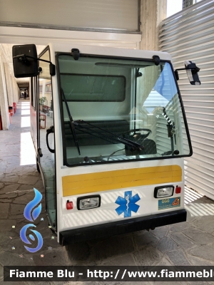 Ambulanza elettrica 
ASL n4 L’Aquila 
In uso presso l’ospedale civile San Salvatore di L’Aquila 
Allestimento ggg elettromeccanica 

Parole chiave: Ambulanza elettrica