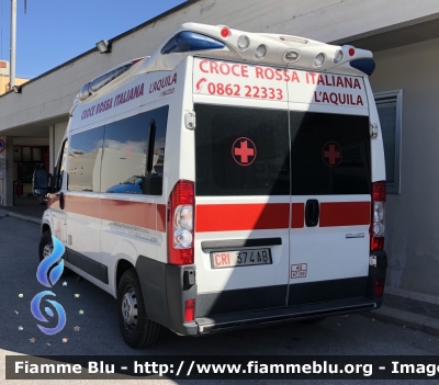 Fiat Ducato X250
Croce Rossa Italiana 
Comitato Locale di L’Aquila 
Allestimento Bollanti 
CRI 374 AB 
Parole chiave: Fiat Ducato_X250 CRI374AB Ambulanza