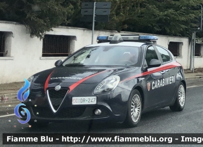 Alfa Romeo Nuova Giulietta restyle 
Carabinieri 
Nucleo Operativo Radiomobile 
Allestimento NCT 
Decorazione Grafica Artlantis 
CC DR 247
Parole chiave: Alfa-Romeo Nuova_Giulietta_restyle CCDR247