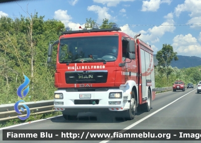 Man TGM 15.250 II serie 
Vigili del Fuoco 
Conando provinciale di L’Aquila 
Allestimento BAI
VF 29321
Parole chiave: Man TGM_15.250_IIserie VF29321