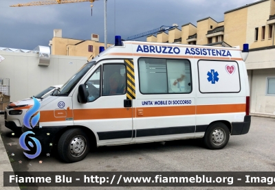 Fiat Ducato III serie 
Abruzzo Assistenza Ambulanza 
Allestimento Cevi 
Parole chiave: Fiat Ducato_IIIserie Ambulanza