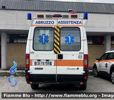 Fiat Ducato III serie 
Abruzzo Assistenza Ambulanza 
Allestimento Cevi 
Parole chiave: Fiat Ducato_IIIserie Ambulanza