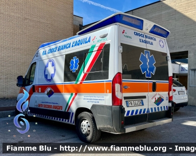 Fiat Ducato X290
Pubblica Assistenza Croce Bianca L’Aquila 
Allestimento Orion 
Automezzo 33
Parole chiave: Fiat Ducato_X290 Ambulanza