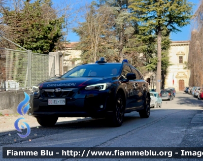 Subaru XV II serie 
Carabinieri 
Comando Carabinieri Unità per la Tutela Forestale Ambientale ed Agroalimentare 
Allestimento Cita Seconda 
CC EL 119
Parole chiave: Subaru XV_IIserie CCEL119