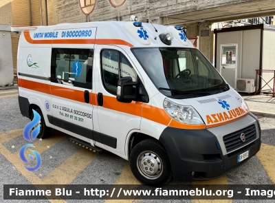 Fiat Ducato X250
ASD SAM L’Aquila Soccorso 
Allestimento Orion 
Parole chiave: Fiat Ducato_X250 Ambulanza