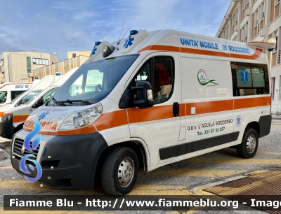 Fiat Ducato X250
ASD SAM L’Aquila Soccorso 
Allestimento Orion 
Parole chiave: Fiat Ducato_X250 Ambulanza