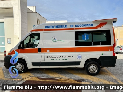 Fiat Ducato X250
ASD SAM L’Aquila Soccorso 
Allestimento Orion 
Parole chiave: Fiat Ducato_X250 Ambulanza