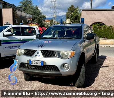 Mitsubishi L200 IV serie 
Protezione Civile 
Regione Abruzzo 
Assegnato Temporaneamente alla Protezione Civile Vestina Comune di Penne (PE)
Gruppo “Jonny Damiani”
Cod.Automezzo 34
Parole chiave: Mitsubishi L200_IVserie