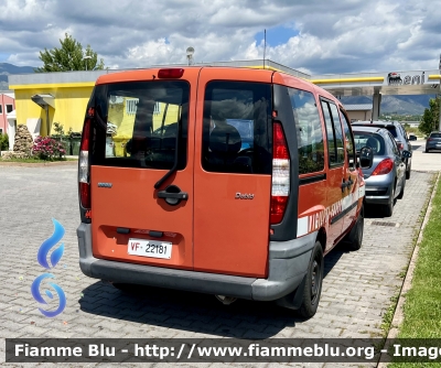 Fiat Dobló I serie 
Vigili del Fuoco 
Direzione Regionale Abruzzo 
VF 22181 
Parole chiave: Fiat Dobló_Iserie VF22181