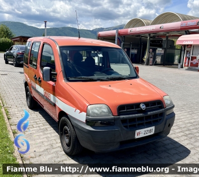 Fiat Dobló I serie 
Vigili del Fuoco 
Direzione Regionale Abruzzo 
VF 22181 
Parole chiave: Fiat Dobló_Iserie VF22181