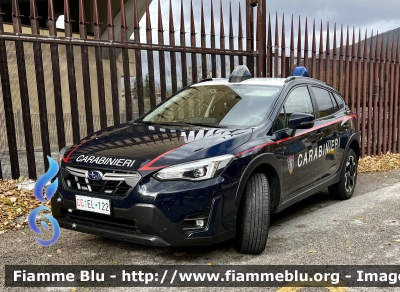 Subaru XV II serie 
Carabinieri 
Comando Carabinieri Unità per la Tutela Forestale Ambientale ed Agroalimentare 
Allestimento Cita Seconda 
CC EL 122
Parole chiave: Subaru XV_IIserie CCEL122