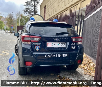 Subaru XV II serie 
Carabinieri 
Comando Carabinieri Unità per la Tutela Forestale Ambientale ed Agroalimentare 
Allestimento Cita Seconda 
CC EL 122
Parole chiave: Subaru XV_IIserie CCEL122