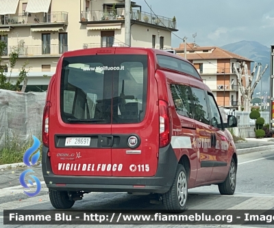 Fiat Dobló XL IV serie 
Vigili del Fuoco 
Comando Provinciale di Pescara 
Nucleo S.A.P.R. Abruzzo 
VF 28691
Parole chiave: Fiat Dobló_XL_IVserie VF28691