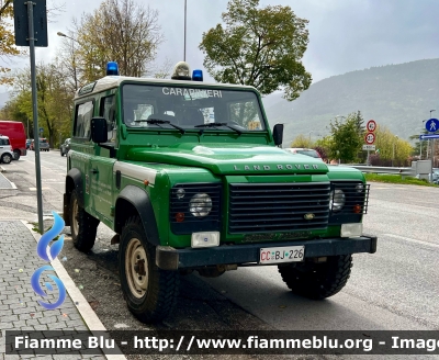 Land-Rover Defender 90
Carabinieri 
Comando Carabinieri Unità per la Tutela Forestale Ambientale ed Agroalimentare 
Parco Nazionale Del Gran Sasso e Monti della Laga
CC BJ 226 
Parole chiave: Land-Rover Defender_90 CCBJ226