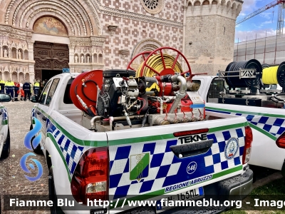 Toyota Hilux IX serie 
Protezione Civile 
Regione Abruzzo 
Allestimento Tekne - Modulo Aib Divitec
Cod.Automezzo 146
Parole chiave: Toyota Hilux_IXserie