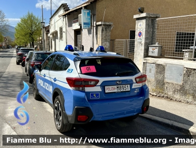 Subaru XV II serie Restyle 
Polizia di Stato 
Polizia Stradale 
Allestimento Cita Seconda 
In Scorta al Giro D’Abruzzo 2024 
POLIZIA M8951
Parole chiave: Subaru XV_IIserie_retyle POLIZIAM8951