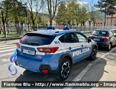 Subaru XV II serie Restyle 
Polizia di Stato 
Polizia Stradale 
Allestimento Cita Seconda 
In Scorta al Giro D’Abruzzo 2024 
POLIZIA M8951
Parole chiave: Subaru XV_IIserie_retyle POLIZIAM8951