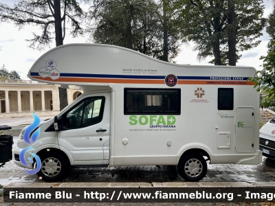 Ford Transit VIII serie
Protezione Civile 
Farmacisti Volontari Catania 
Farmacia Mobile D’Emergenza 
Parole chiave: Ford Transit_VIIIserie