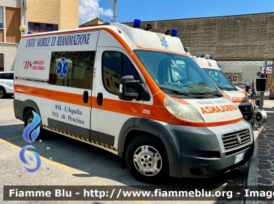 Fiat Ducato X250
ASL n1 Avezzano Sulmona L’Aquila 
118 Abruzzo Soccorso 
P.O. Di Pescina (AQ)
Allestimento Fast 
Parole chiave: Fiat Ducato_X250 Ambulanza