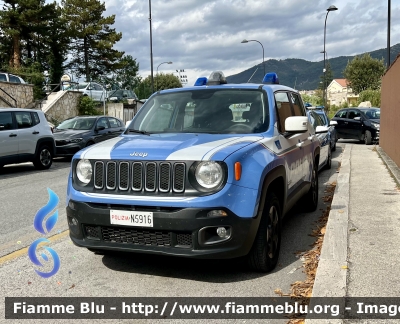 Jeep Renegade 
Polizia di Stato 
Polizia Stradale 
Allestimento NCT Nuova Carrozzeria Torinese 
POLIZIA N5916
Parole chiave: Jeep Renegade POLIZIAN5916