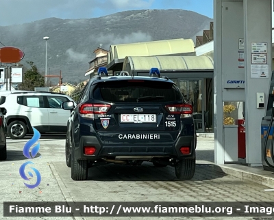 Subaru XV II serie 
Carabinieri 
Comando Carabinieri Unità per la Tutela Forestale Ambientale ed Agroalimentare 
Allestimento Cita Seconda 
CC EL 118
Parole chiave: Subaru XV _IIserie CCEL118