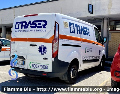 Ford Transit Custom I serie Restyle 
Tra.Ser. Srl Roma 
Trasporto Organi e Sangue 
Allestimento ODONE 
Parole chiave: Ford Transit_Custom_Iserie_restyle