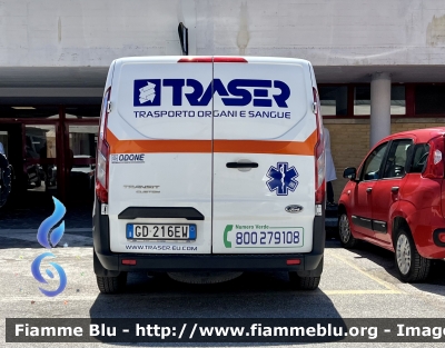 Ford Transit Custom I serie Restyle 
Tra.Ser. Srl Roma 
Trasporto Organi e Sangue 
Allestimento ODONE 
Parole chiave: Ford Transit_Custom_Iserie_restyle