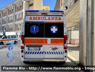 Fiat Ducato X290 I Restyle 
Pubblica Assistenza Croce Bianca L’Aquila 
Allestimento Mariani Fratelli 
Cod.Automezzo 46
Parole chiave: Fiat Ducato_X290_Irestyle Ambulanza