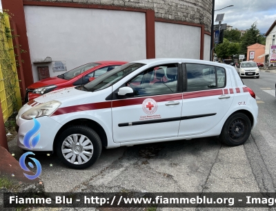 Renault Clio IV serie 
Croce Rossa Italiana 
Corpo Infermiere Volontarie 
Ispettorato Nazionale 
CRI 164 AB 
Parole chiave: Renault Clio_IVserie CRI164AB