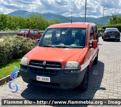 Fiat Dobló I serie 
Vigili del Fuoco 
Direzione Regionale Abruzzo 
VF 22181 
Parole chiave: Fiat Dobló_Iserie VF22181