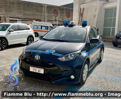 Toyota Yaris Hybrid IV serie 
Polizia Penitenziaria 
Servizio Traduzioni e Piantonamenti 
Allestimento Focaccia 
POLIZIA PENITENZIARIA 570 AH
Parole chiave: Toyota Yaris_Hybrid_IVserie POLIZIAPENITENZIARIA570AH