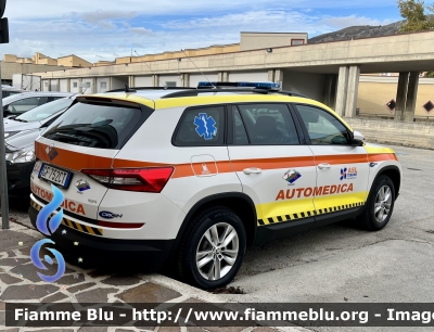 Skoda Kodiaq
ASL n4 di Teramo 
118 Abruzzo Soccorso 
C.O. Di Teramo 
Automedica 
Allestimento Orion 
Parole chiave: Skoda Kodiaq Automedica