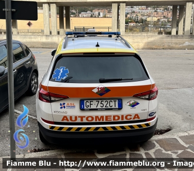 Skoda Kodiaq
ASL n4 di Teramo 
118 Abruzzo Soccorso 
C.O. Di Teramo 
Automedica 
Allestimento Orion 
Parole chiave: Skoda Kodiaq Automedica