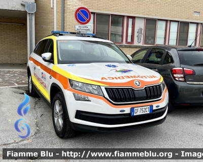 Skoda Kodiaq
ASL n4 di Teramo 
118 Abruzzo Soccorso 
C.O. Di Teramo 
Automedica 
Allestimento Orion 
Parole chiave: Skoda Kodiaq Automedica