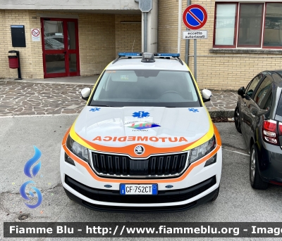 Skoda Kodiaq
ASL n4 di Teramo 
118 Abruzzo Soccorso 
C.O. Di Teramo 
Automedica 
Allestimento Orion 
Parole chiave: Skoda Kodiaq Automedica