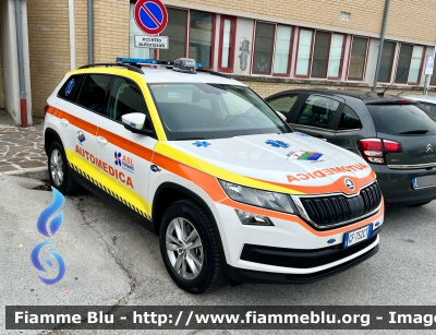 Skoda Kodiaq
ASL n4 di Teramo 
118 Abruzzo Soccorso 
C.O. Di Teramo 
Automedica 
Allestimento Orion 
Parole chiave: Skoda Kodiaq Automedica