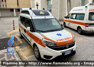 Fiat Dobló XL IV serie 
Misericordia di L’Aquila 
Ambulanza 
Allestimento Orion 
Parole chiave: Fiat Dobló_XL_IVserie Ambulanza 