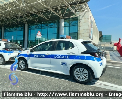 Toyota Yaris Hybrid IV serie 
Polizia Locale 
Comune di Fiumicino (RM)
Cod.Automezzo 05
Parole chiave: Toyota Yaris Hybrid_IVserie