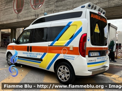 Fiat Dobló XL IV serie 
Misericordia di L’Aquila 
Ambulanza 
Allestimento Orion 
Parole chiave: Fiat Dobló_XL_IVserie Ambulanza 