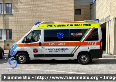 Fiat Ducato X290 restyle 
Pubblica Assistenza Montesilvano 
Corpo Volontari Protezione Civile Montesilvano 
Allestimento Mariani Fratelli 
Parole chiave: Fiat Ducato_X290 Ambulanza