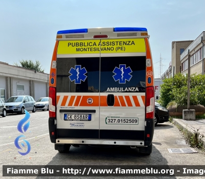 Fiat Ducato X290 restyle 
Pubblica Assistenza Montesilvano 
Corpo Volontari Protezione Civile Montesilvano 
Allestimento Mariani Fratelli 
Parole chiave: Fiat Ducato_X290 Ambulanza