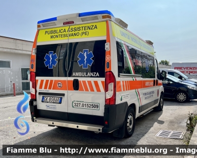 Fiat Ducato X290 restyle 
Pubblica Assistenza Montesilvano 
Corpo Volontari Protezione Civile Montesilvano 
Allestimento Mariani Fratelli 
Parole chiave: Fiat Ducato_X290 Ambulanza