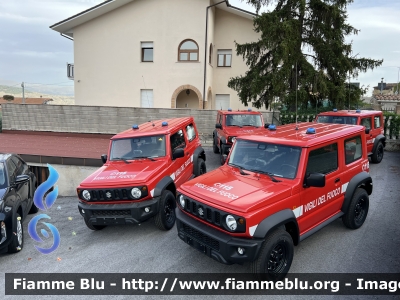 Suzuki Jimny III serie 
Vigili del Fuoco 
Allestimento Totani 
Automezzi in fase di Consegna 
Parole chiave: Suzuki Jimny_IIIserie