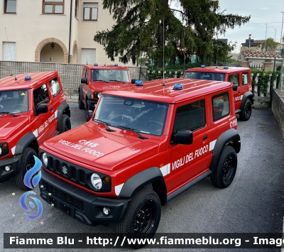 Suzuki Jimny III serie 
Vigili del Fuoco 
Allestimento Totani 
Automezzi in fase di Consegna 
Parole chiave: Suzuki Jimny_IIIserie