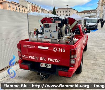 Isuzu D-Max III serie 
Vigili del Fuoco 
Comando Provinciale di L’Aquila 
Allestimento Red 
VF 33822
Parole chiave: Isuzu D-Max_IIIserie VF33822