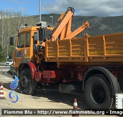 Iveco 180-24
ANAS 
Regione Abruzzo 
Compartimento di L’Aquila
Cod.Automezzo 43
Parole chiave: Iveco 180-24