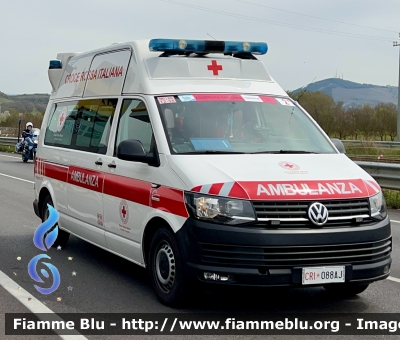 Volkswagen Trasporter T6
Croce Rossa Italiana 
Comitato di Legnano (MI)
Allestimento Alessi-Becagli
CRI 088 AJ
In Scorta al Giro D’Abruzzo 2024
Parole chiave: Volkswagen Trasporter_T6 Ambulanza